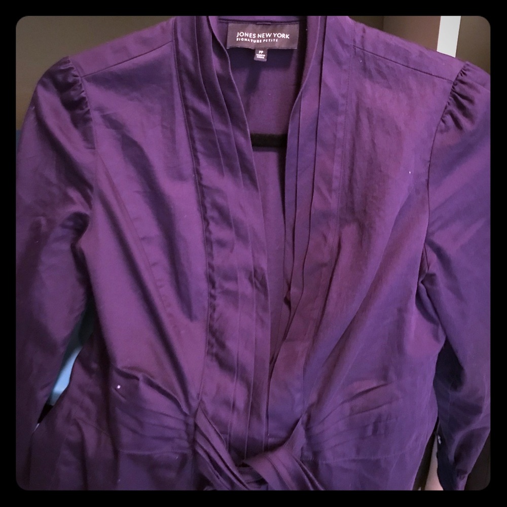 Jones New York fitted shirt with bow